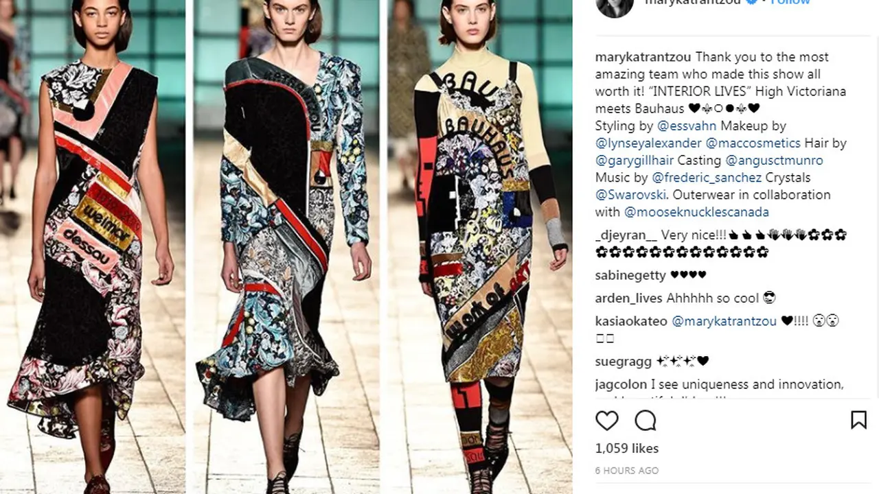 Runway Mary Katrantzou Rusak oleh Aktivis Anti Bulu Hewan