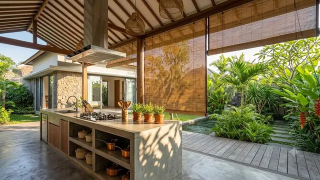 Desain Dapur Terbuka agar Tidak Panas