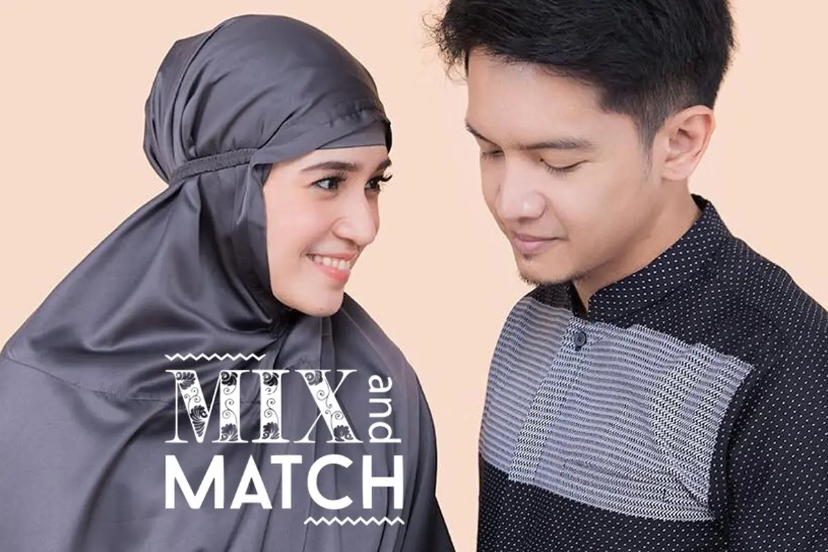 [Bintang] Mix and Match: Couple Goals Ramadan 2018, Mesranya Dhini Aminarti-Dimas Seto dengan Konsep Outfit yang Kompak