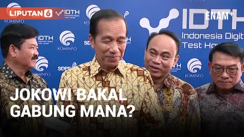 VIDEO: Tak Lagi di PDIP, Jokowi Ungkap Pelabuhan Terbarunya