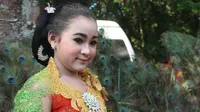 Potret Dimas Niken Salindy Sinden Cilik Asal Kediri. (Sumber: Instagram/dimasniken)