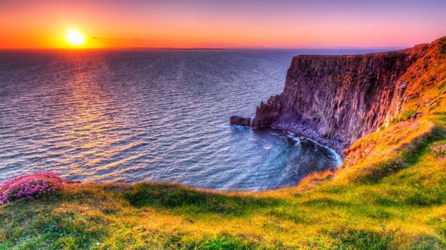 Sunset  Cliffs of Moher, Irlandia