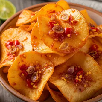 Keripik Singkong Balado/Gemini AI