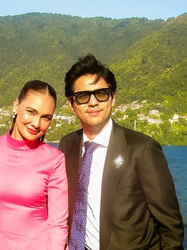 Luna Maya kondangan ke Italia Bersama Maxime Bouttier. [@lunamaya]