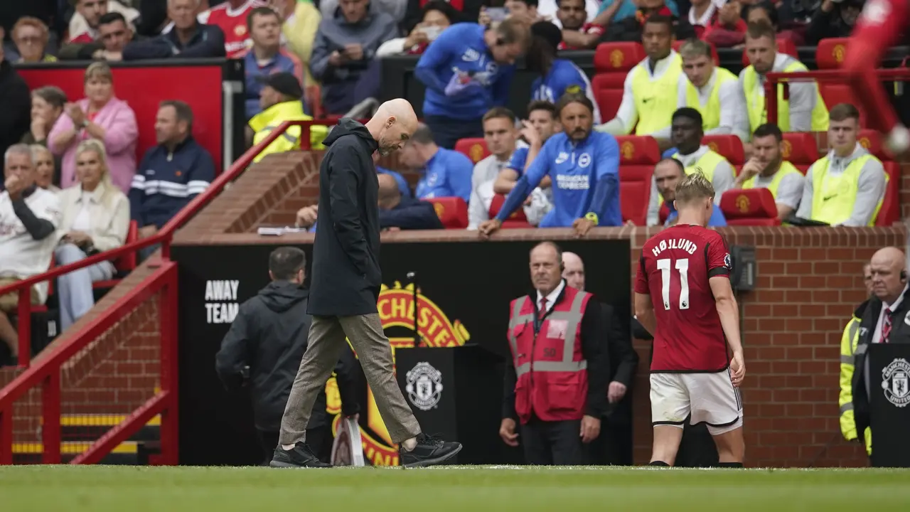 Rasmus Hojlund - Erik ten Hag - Manchester United - Liga Inggris