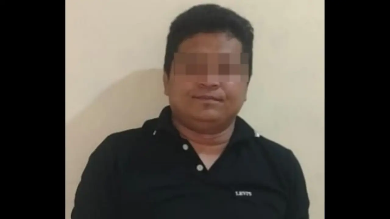 Kepala stasiun kereta api di Kabupaten Way Kanan, Lampung, berinisial DRS (35) diringkus polisi terkait kasus penipuan modus rekrutmen satpam. (Dok. Istimewa).