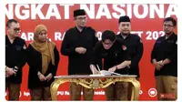 Komisi Pemilihan Umum Republik Indonesia (KPU RI) melakukan Rapat Pleno Terbuka Hasil Penghitungan Perolehan Suara Tingkat Nasional serta Penetapan Hasil Pemilihan Umum atau Pemilu 2024. (Tangkapan Layar YouTube KPU RI)