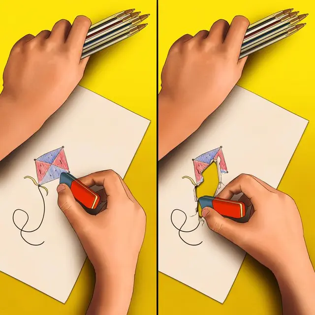 6 Ilustrasi Lucu Kebiasaan Masa Kecil Ini Sering Dilakukan, Bikin Nostalgia