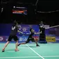 Ganda campuran Indonesia, Adnan Maulana/Mychelle Crhystine Bandaso, menelan kekalahan 18-21, 21-16, dan 26-28 dari wakil China, Guo Xin Wa/Zhang Shu Xian. (dok. PBSI)