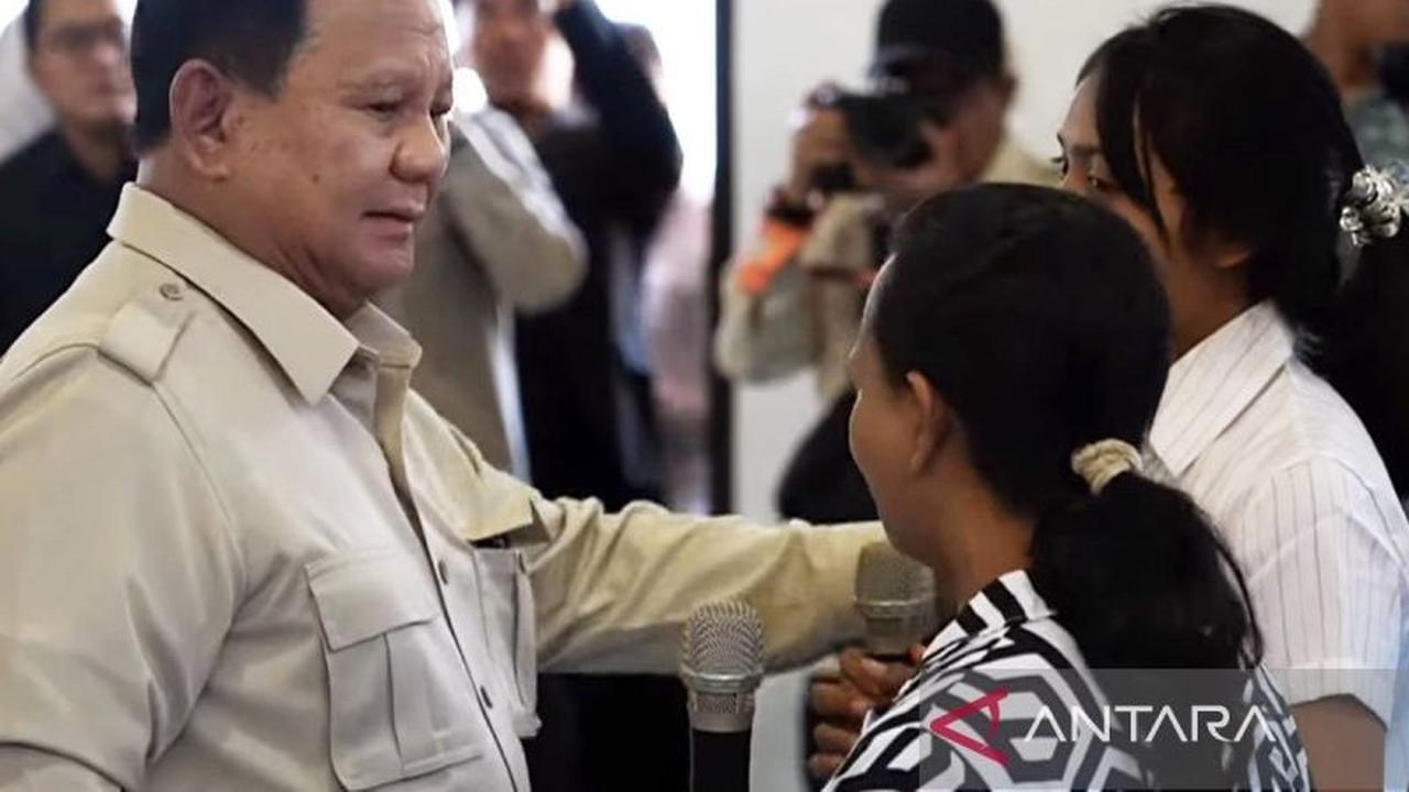 Siswa Sekolah Rakyat Tabanan Cita-Cita Jadi Menteri Pendidikan, Bikin Prabowo Terkesan