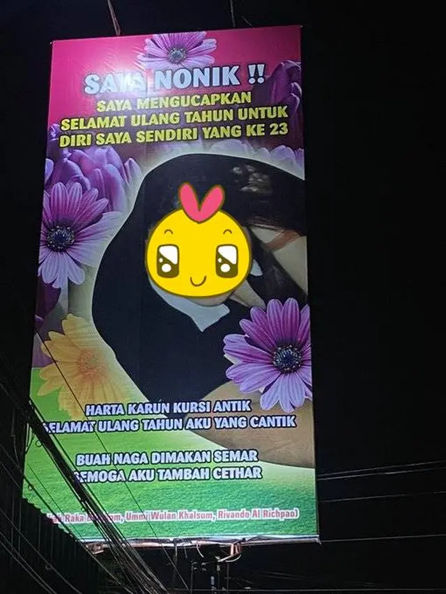 Bikin Viral, Ini 6 Baliho Ucapan Selamat Ulang Tahun yang Jadi Salah Fokus
