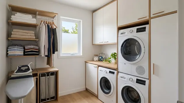 Model Rak Dinding untuk Area Laundry Sempit