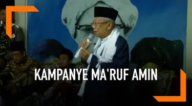 Di Bekasi, Ma'ruf Amin melanjutkan kampanyenya dengan mengunjungi pondok pesantren Al-Baqiyatussholihat. Ia berpesan kepada masyarakat agar mengirimkan anaknya ke pondok pesantren.