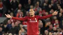 2. Virgil van Dijk (Southampton ke Liverpool) - Liverpool rela mengeluarkan 84,5 juta euro untuk memboyong Virgil van Dijk dari Southampton pada bursa transfer musim dingin 2018. (AFP/LLuis Gene)