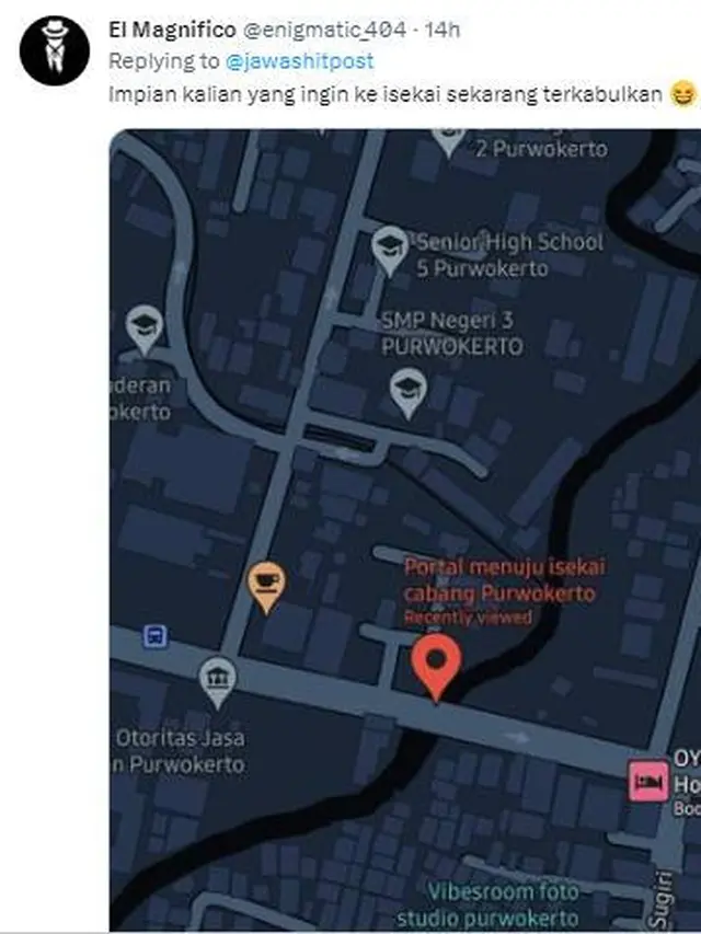 5 Penamaan Titik Google Maps ala Anak Wibu Ini Nyeleneh Banget