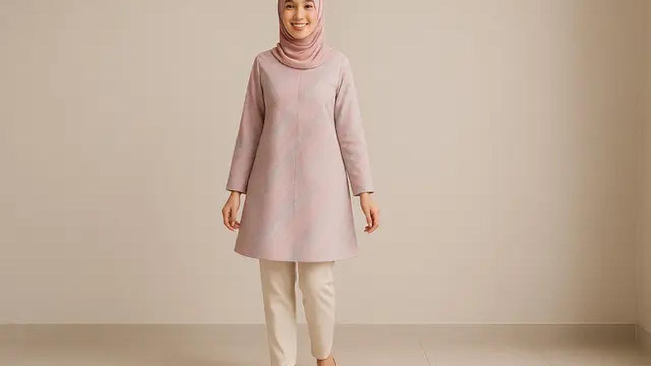 Cara Memadukan Tunik Modern dengan Hijab untuk Gaya Islami Kekinian