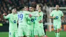 Hattrick ke gawang Valencia tentu jadi momen spesial bagi Ferran Torres. Namun, ada sedikit rasa pahit yang dirasakan. Sebab, Valencia adalah klub masa kecil Ferran Torres dan dia masih mengakui sebagai fans Los Che. (AP Photo/Alberto Saiz)