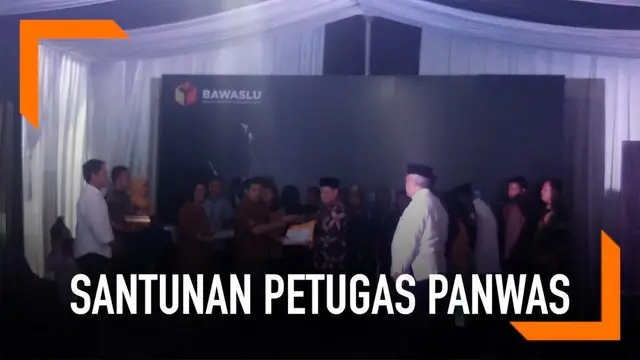 Bawaslu memberikan santuan untuk petugas panwas yang gugur. Besaran santunan sebelumnya sudah disetujui oleh Menteri Keuangan.