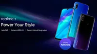 realme akan mengadakan penjualan realme 3 secara online untuk pertama kalinya di Indonesia.