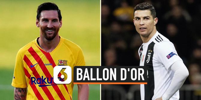 VIDEO: Messi dan Ronaldo Masuk Ballon d'Or Dream Team 2020