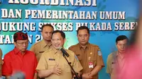 Menteri Dalam Negeri Tito Karnavian saat Rapat Koordinasi Bidang Politik dan Pemerintahan Umum dan Deteksi Dini Mendukung Sukses Pilkada Serentak Tahun 2020 di Bali.
