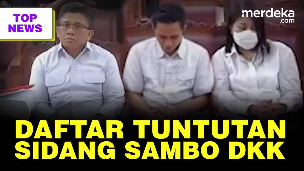 TOP NEWS: Drama Sidang Tuntutan Pembunuhan Yosua dari Sambo, Putri hingga Eliezer