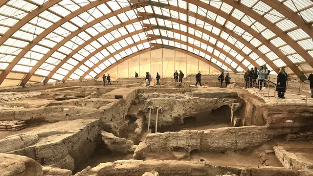 Kota Kuno Çatalhöyük. (Liputan6.com/Luqman Rimadi)