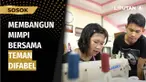 Prihatin karena masih banyak penyandang difabel yang tidak mendapatkan pekerjaan yang layak. Sri Setyaningsih memberikan dukungan berupa pelatihan kepada rekan-rekan difabel yang tinggal di sekitarnya. Simak kisahnya dalam Sosok berikut ini.