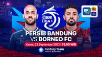 Big Match BRI Liga 1, Persib Bandung vs Borneo FC Kamis, (23/9/2021)