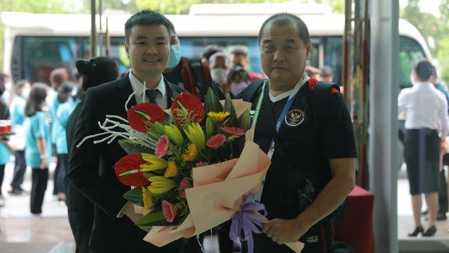 Tim bulutangkis Indonesia tiba di Vietnam, untuk menghadapi SEA Games 2021