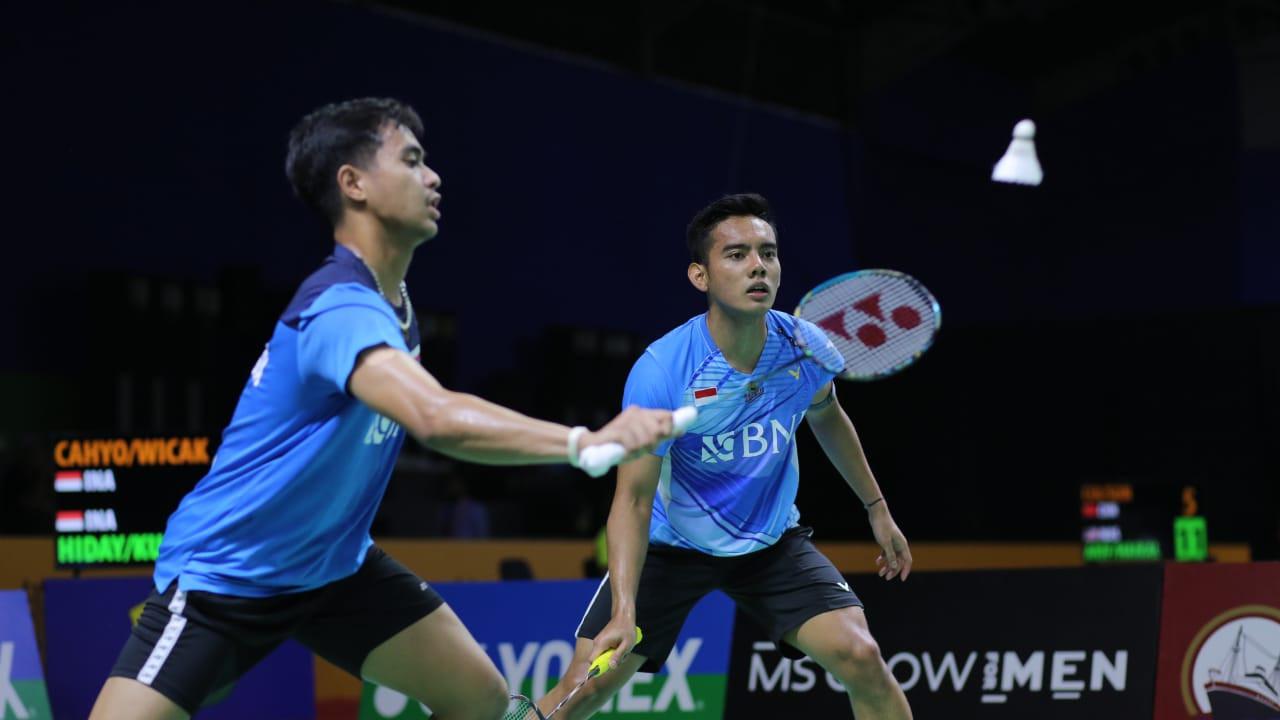 Rahmat Hidayat/Pramudya Kusumawardana - Indonesia Masters 2022 - Bulu Tangkis