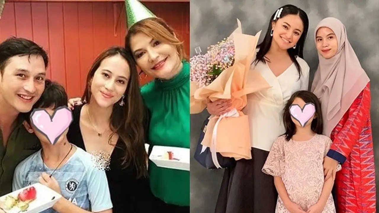 6 Potret Kebersamaan Seleb dan Istri Mantan Suami, Akrab Banget