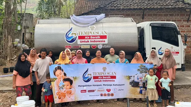 Dampak El Niño Picu Risiko Kekeringan, Tempo Scan Group Bergerak Salurkan Air Bersih ke 80 Titik di Jawa dan Sumatera