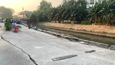 Ini Penyebab Jalan Cinta Pulo Gadung Ambles