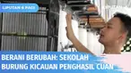 Burung-burung murai ini pandai berkicau karena disekolahkan lho! Kenalkan ini dia Rachmad Saleh, si Pak Guru Burung. Tak disangka, hobinya merawat burung justru berbuah rezeki hingga bisa bantu korban PHK akibat pandemi Covid-19.