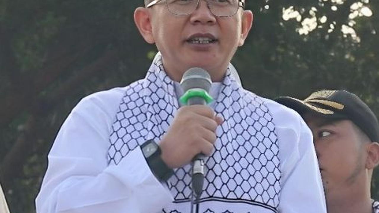 Momen Pj Bupati Bekasi Ikut Demo Serukan Palestina Merdeka, Minta Akhiri Kekejaman Israel