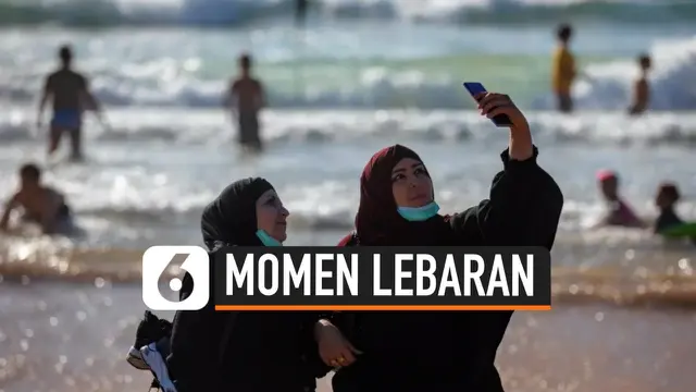 VIDEO: Warga Palestina dan Israel Nikmati Momen Lebaran di Pantai Mediterania