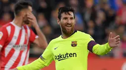 1. Lionel Messi (Barcelona) - 19 gol dan 10 assist (AFP/Lluis Gene)
