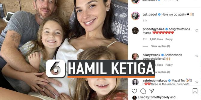 VIDEO: Sang 'Wonder Woman', Gal Gadot Hamil Anak Ketiga