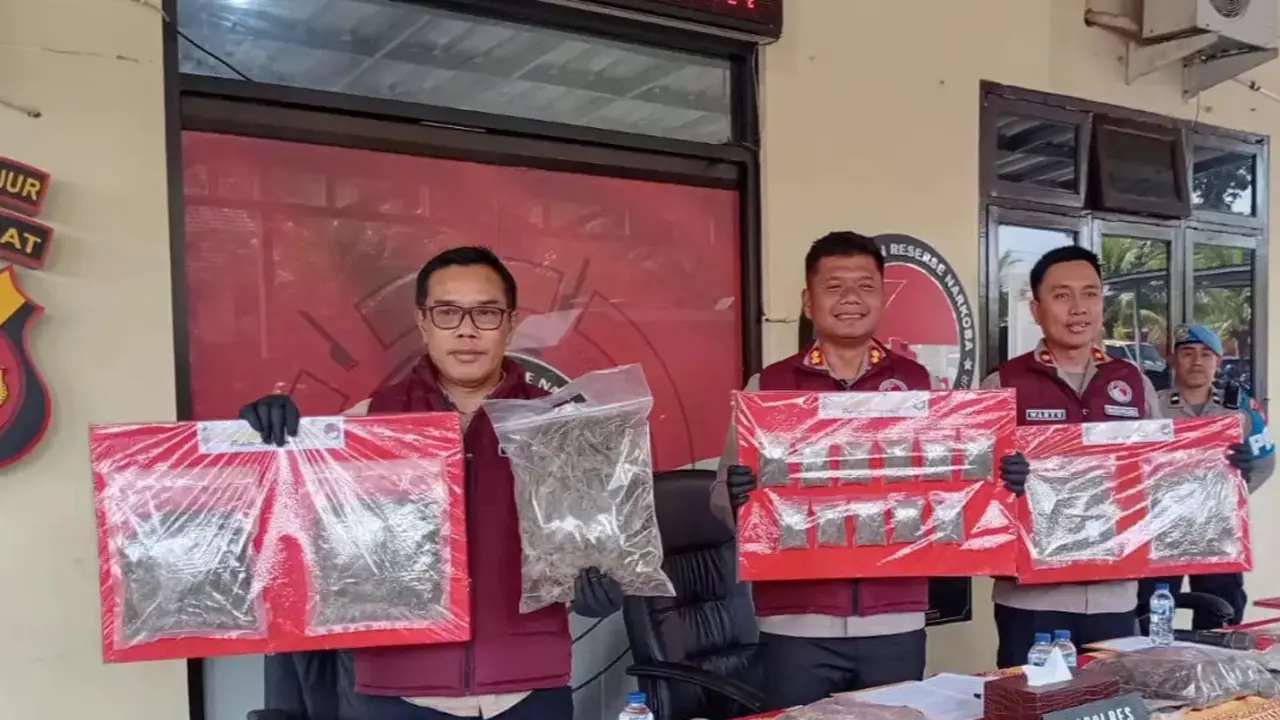 Ganja Senilai Rp 600 Juta Diamankan Polisi di Cianjur