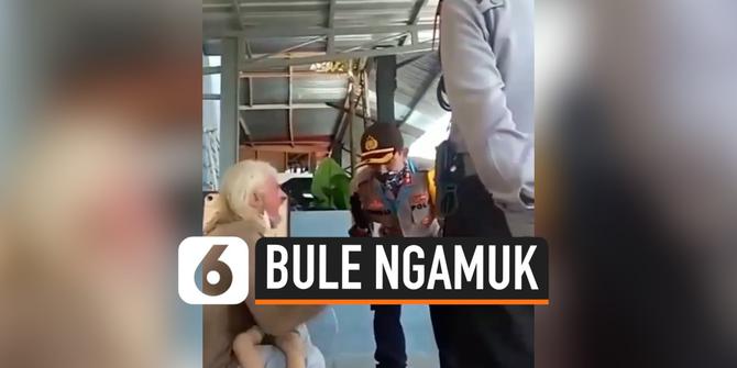 VIDEO: Bule Kanada Ngamuk Diminta Karantina di Magelang