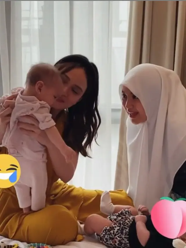 6 Momen Manis Shandy Aulia Jenguk Chacha Frederica dan Baby Cassia