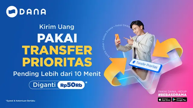 Kirim Uang Pakai Transfer Prioritas dari DANA