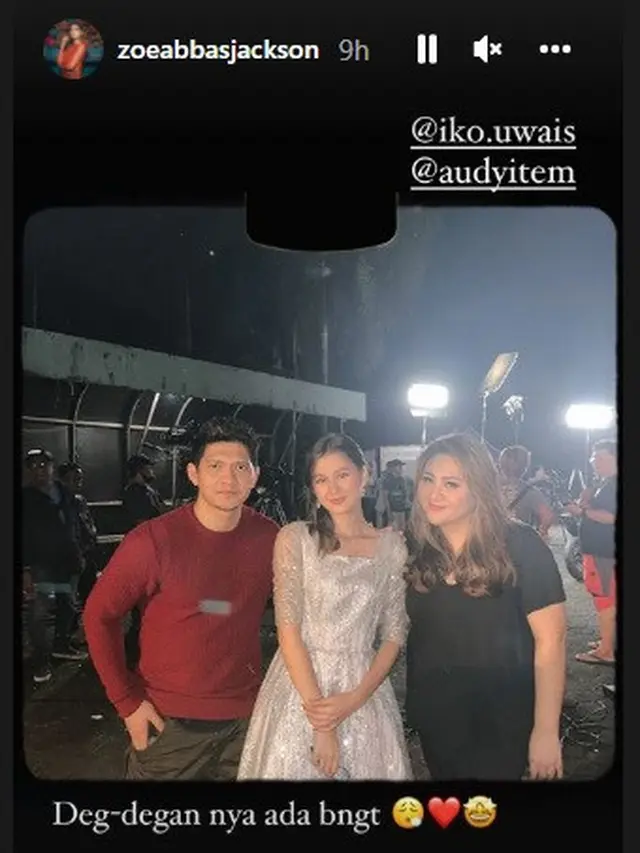 Iko Uwais di Lokasi Syuting Buku Harian Seorang Istri
