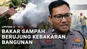 Bakar Sampah Berujung Kebakaran Gudang