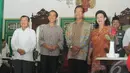 Jokowi dan JK kunjungi Gubernur DIY Sultan Hamengku Buwono X di Keraton Kilen, Yogyakarta, Senin (2/6/2014) (Liputan6.com/Herman Zakharia).