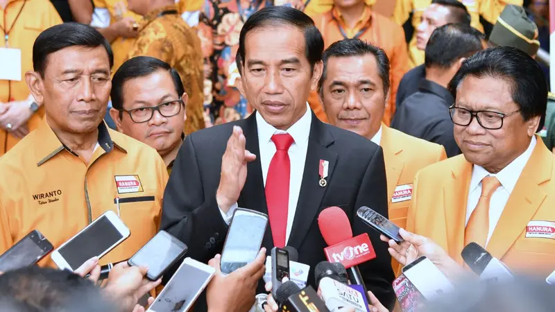 Jokowi di Rapimnas Partai Hanura di Bali