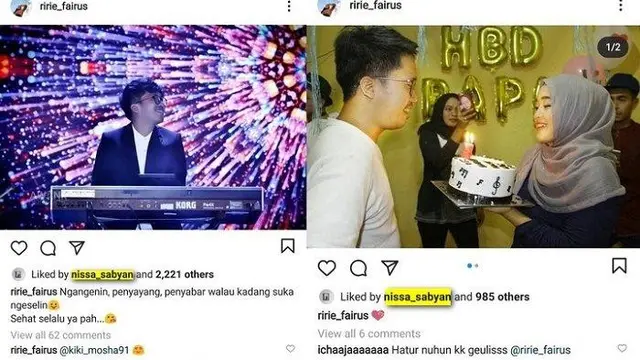 Ayus Sabyan dan Ririe Fairus