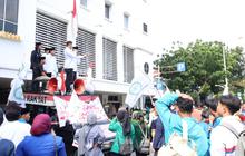 Bela Marwah Kiai dan Pesantren, BEM PTNU Gelar Aksi Moral di Depan KPI