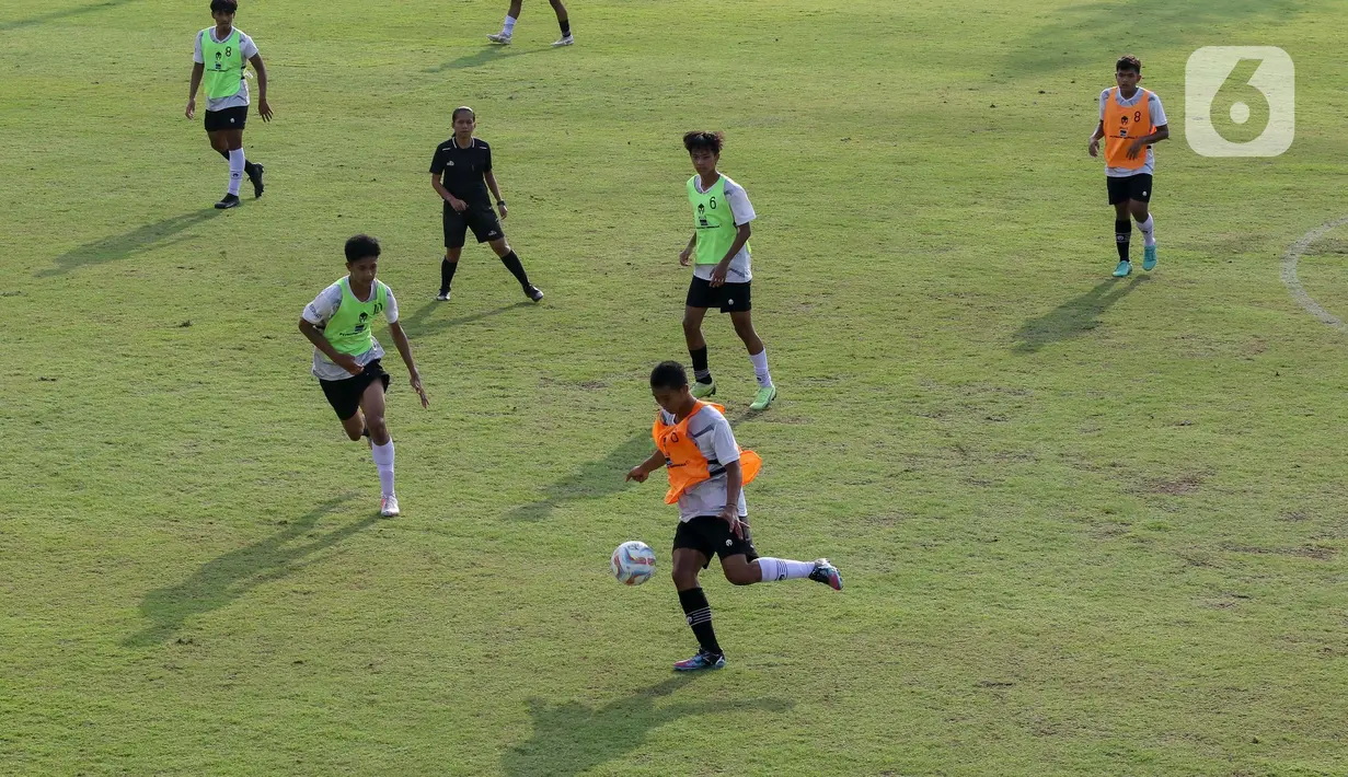 Seleksi pemusatan latihan ini sebagai persiapan untuk mengikuti gelaran Piala AFF U-16 dan kualifikasi Piala Asia U-17. (Liputan6.com/Herman Zakharia)